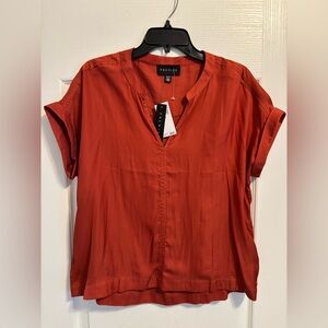 Premise Women's Burnt Orange Top, Size M, NWT